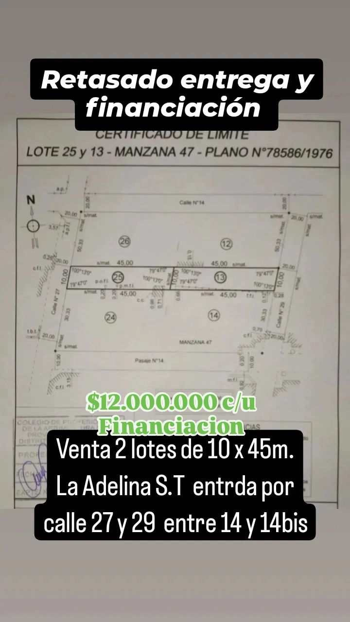 Lote,En Venta,1515